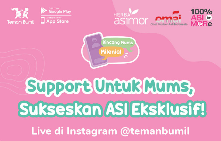 Feature Image Support Untuk Mums, Sukseskan ASI Eksklusif! Asimor ASI Booster Pelancar ASI