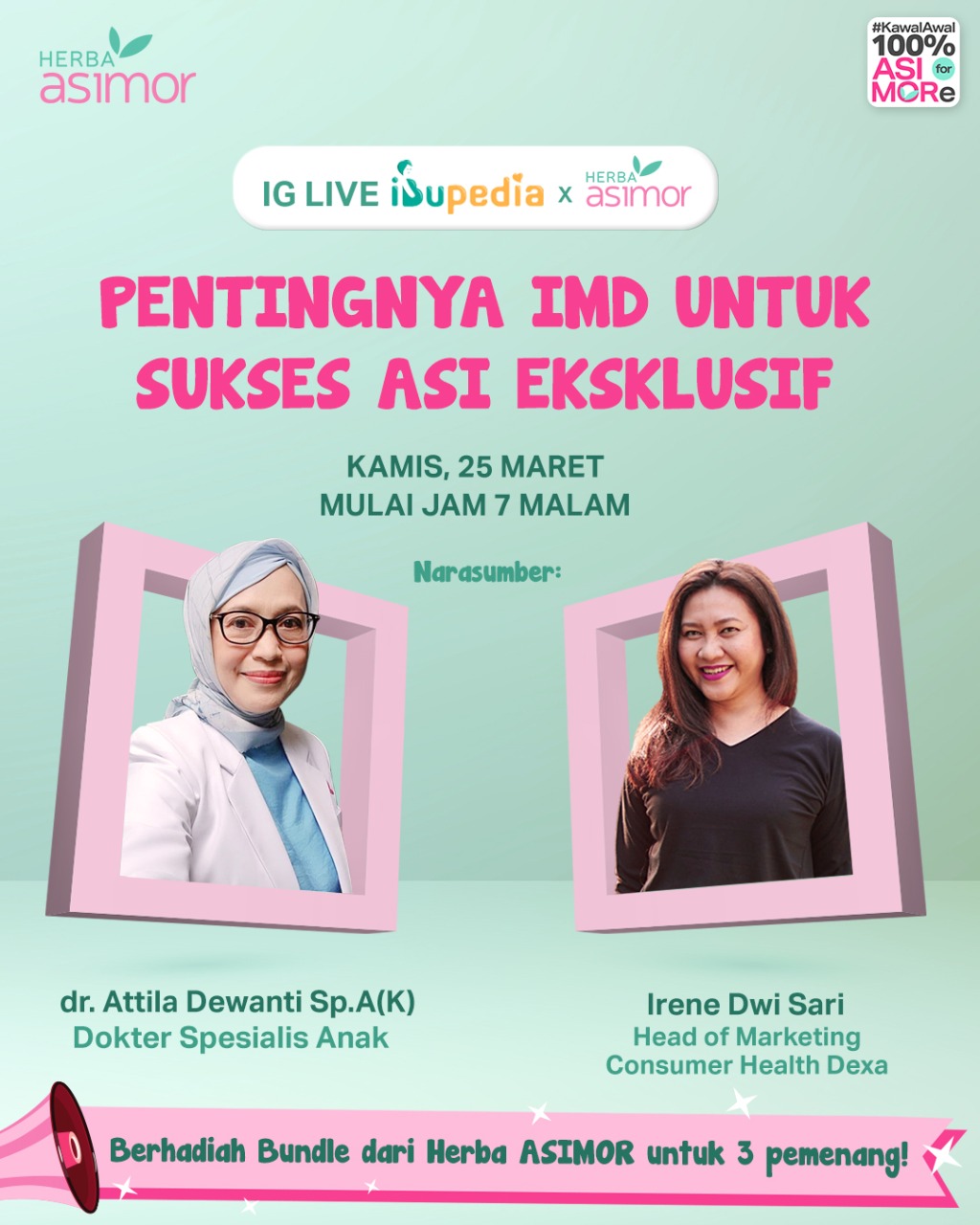 IG live ibupedia x asimor