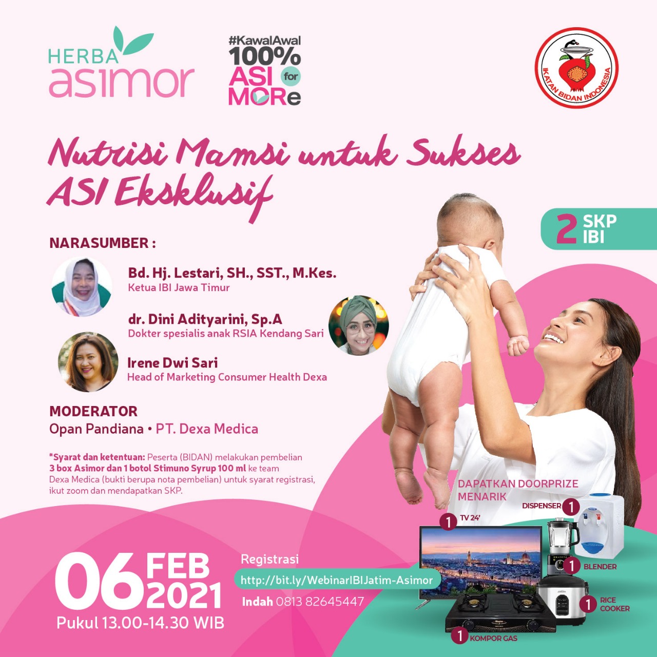 Feature Image Ikatan Bidan Indonesia dan Herba ASIMOR Dukung ASI Eksklusif Asimor ASI Booster Pelancar ASI
