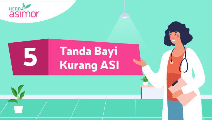 Feature Image Infografik: Ketahui 5 Tanda Bayi Kurang ASI yang WAJIB Diketahui Mamsi Asimor ASI Booster Pelancar ASI